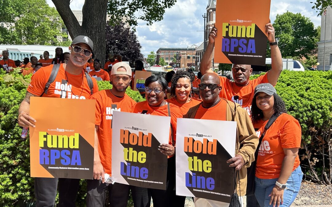 Chicago Community Violence Intervention (CVI) Organizations Hold CVI Rally Day in Springfield for Full Funding of the Reimagine Public Safety Act