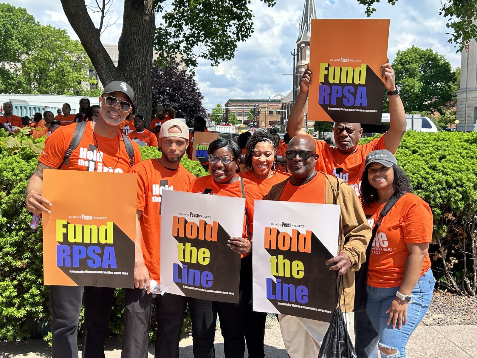 Chicago Community Violence Intervention (CVI) Organizations Hold CVI Rally Day in Springfield for Full Funding of the Reimagine Public Safety Act